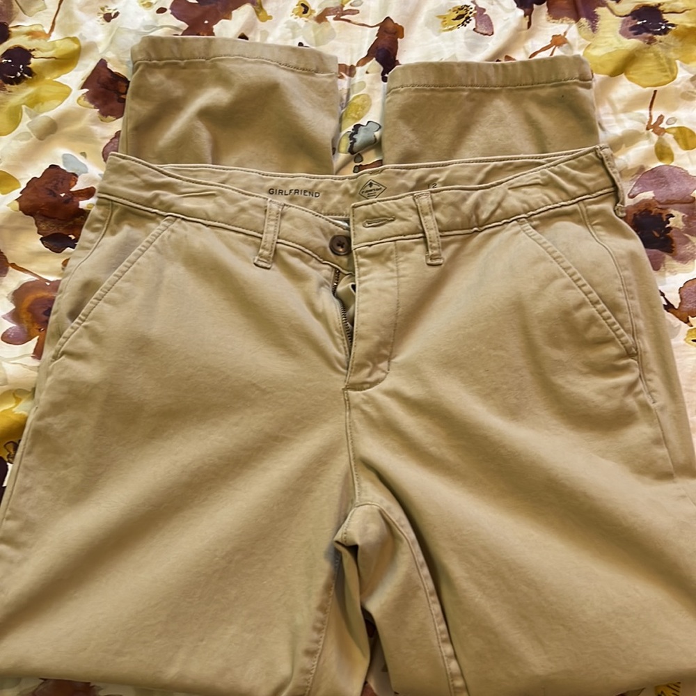 EUC St. John’s Bay Women’s Relaxed Fit Girlfriend Chino Pants